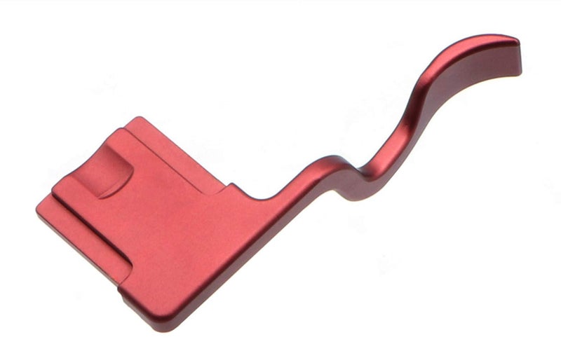 HITHUT Metal Hot Shoe Thumb Grip for Fujifilm X-T10 X-T20 X-T30 X-T30II Camera Accessories Red - Image 1